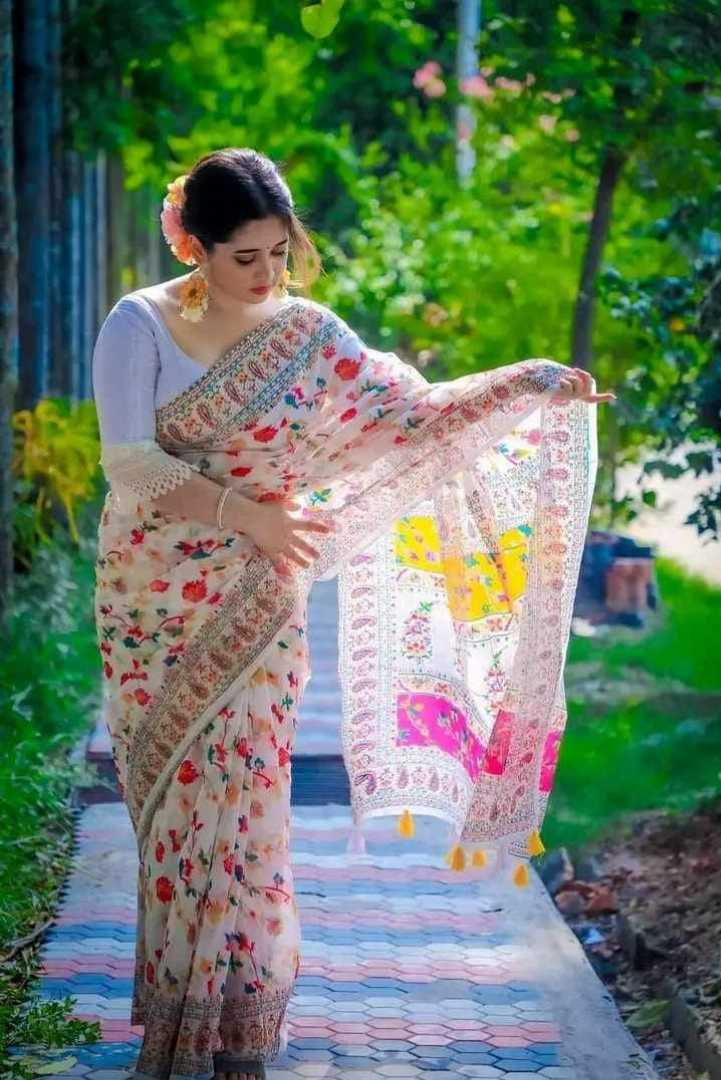 স্কিন,প্রিন্ট,হাফ,সিল্ক,শাড়ি,দামাকা,অফারে Manohar, Half Silk, Saree,