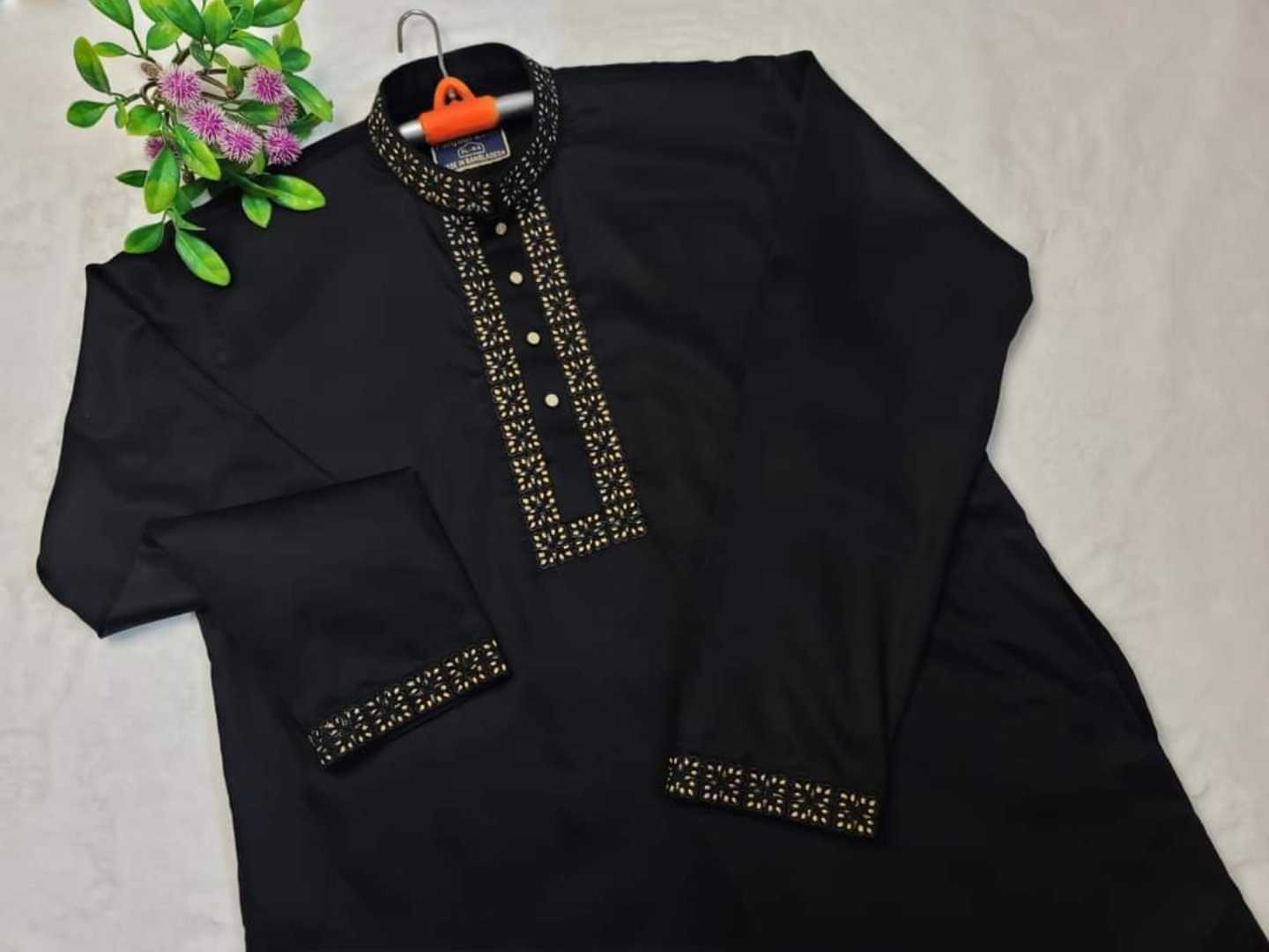 Eid,Special,Embroidered,Tencel,Cotton,Panjabi