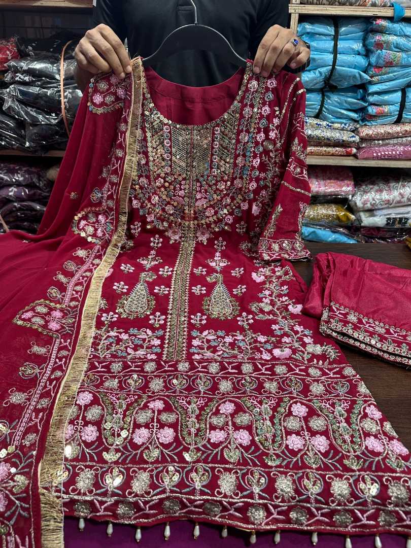 Premium,Quality,Pakistani,Georgette,Party,Wear,Dress