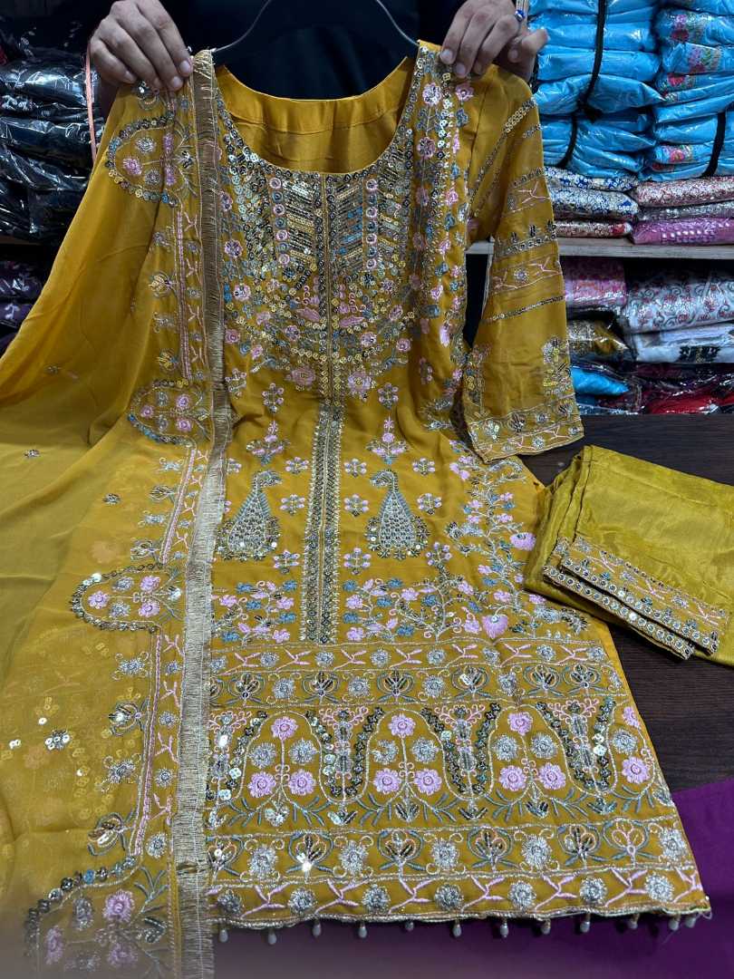 Premium,Quality,Pakistani,Georgette,Party,Wear,Dress