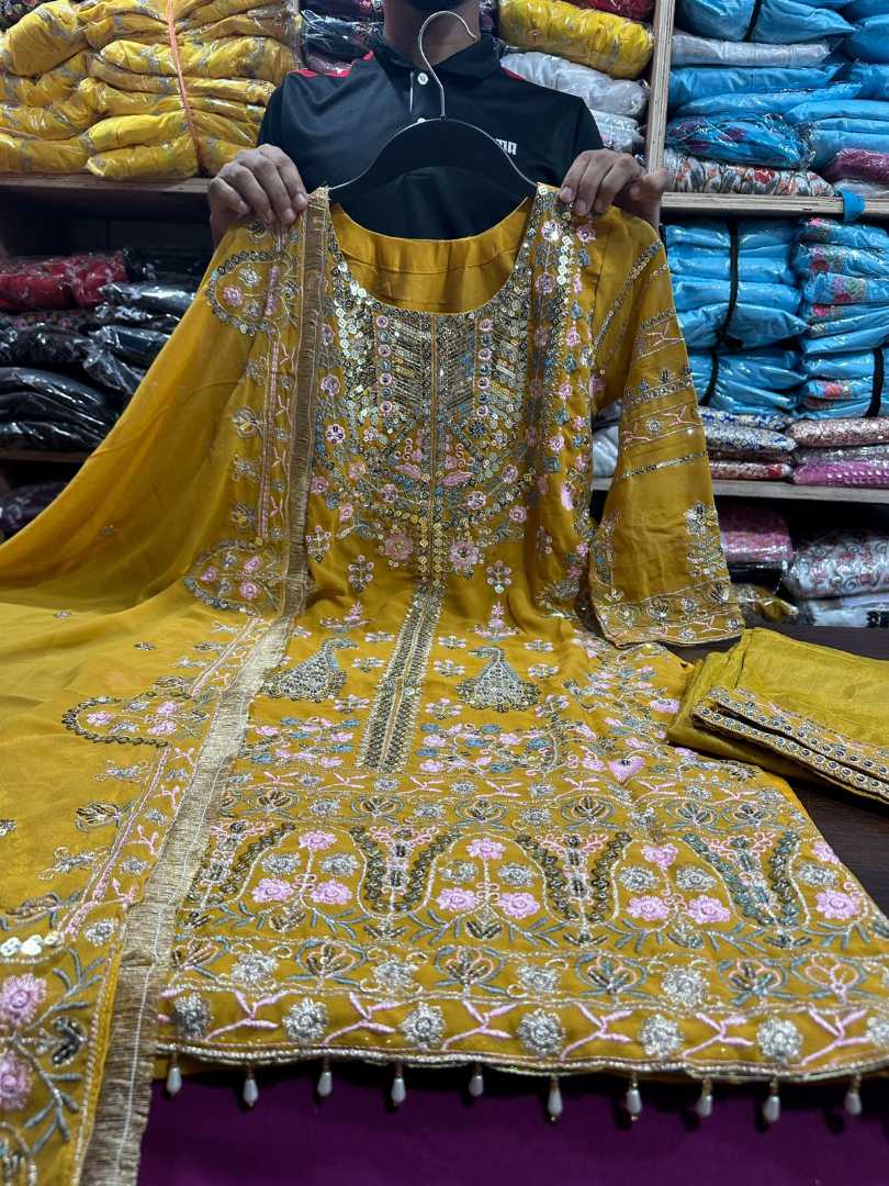 Premium,Quality,Pakistani,Georgette,Party,Wear,Dress