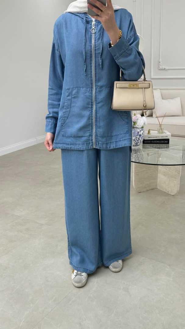 Lara,Denim,set